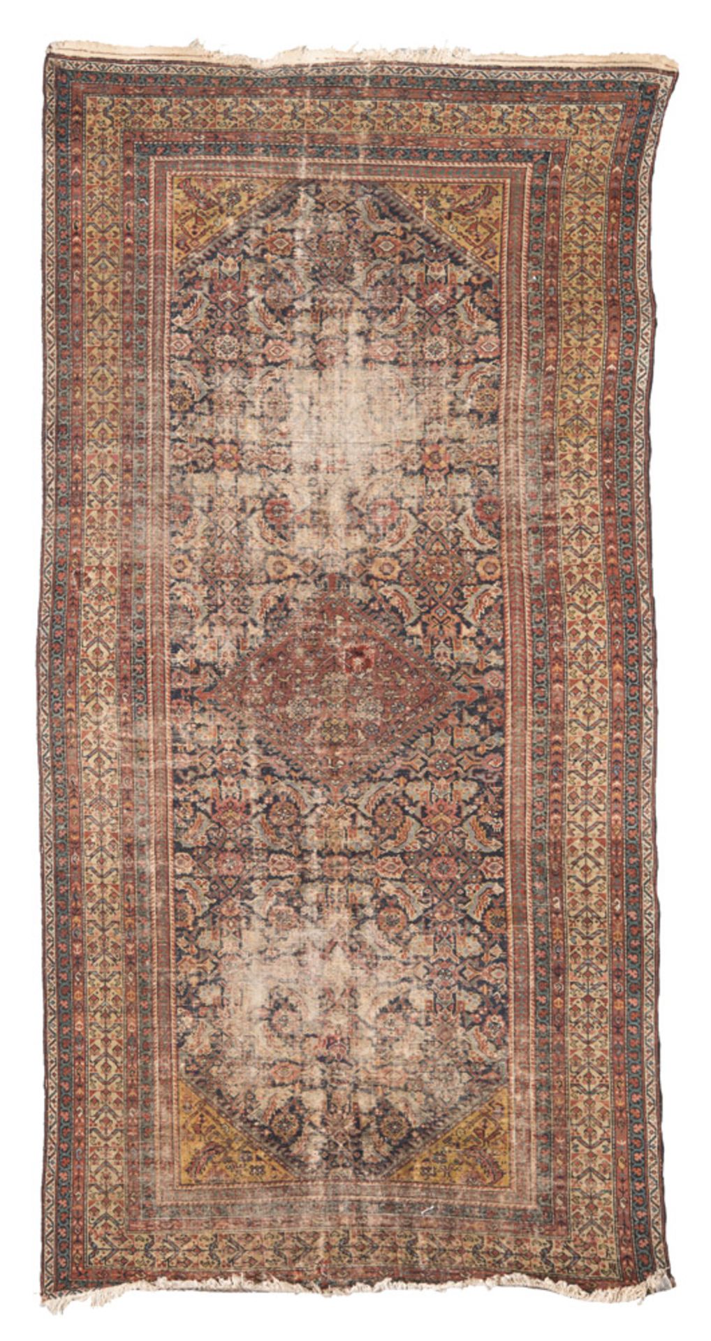 ANCIENT KELLEY MALAYER, 19TH CENTURY Measures cm. 293 x 146. RARA KELLEY MALAYER ANTICA, XIX