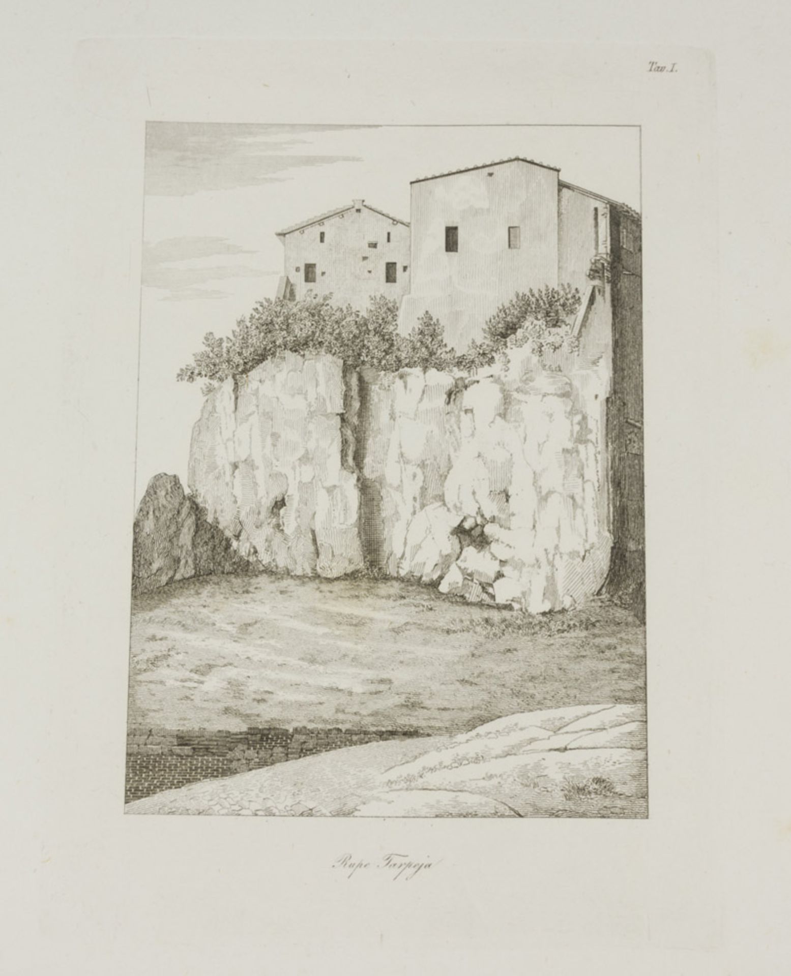 ITALIAN ENGRAVER, 19TH CENTURY Views in Rome, buildings and monuments 46 engravings Measures of - Image 4 of 4