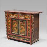 A MONGOLIAN LAQUERED WOOD BUFFET, CULTURAL REVOLUTION PERIOD