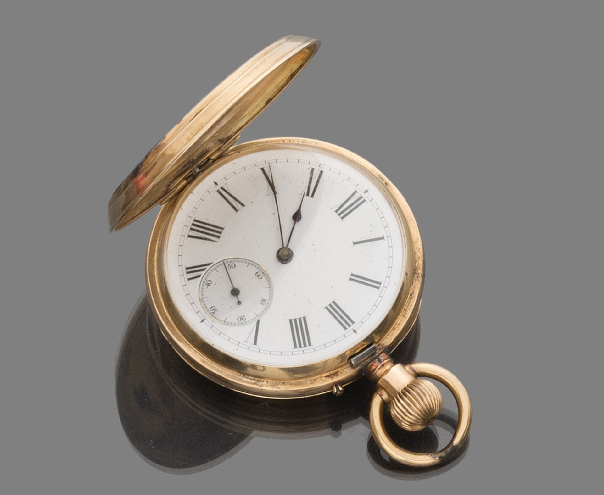 POCKET WATCH in yellow gold 14 kts.