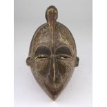 MASK, AFRICAN 2 ART 0TH CENTURY