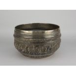SILVER CACHEPOT, INDIA EARLY 20TH CENTURY
