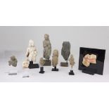 COLLECTION OF NINE FRAGMENTS, GANDHARA, 3RD - 5TH CENTURY