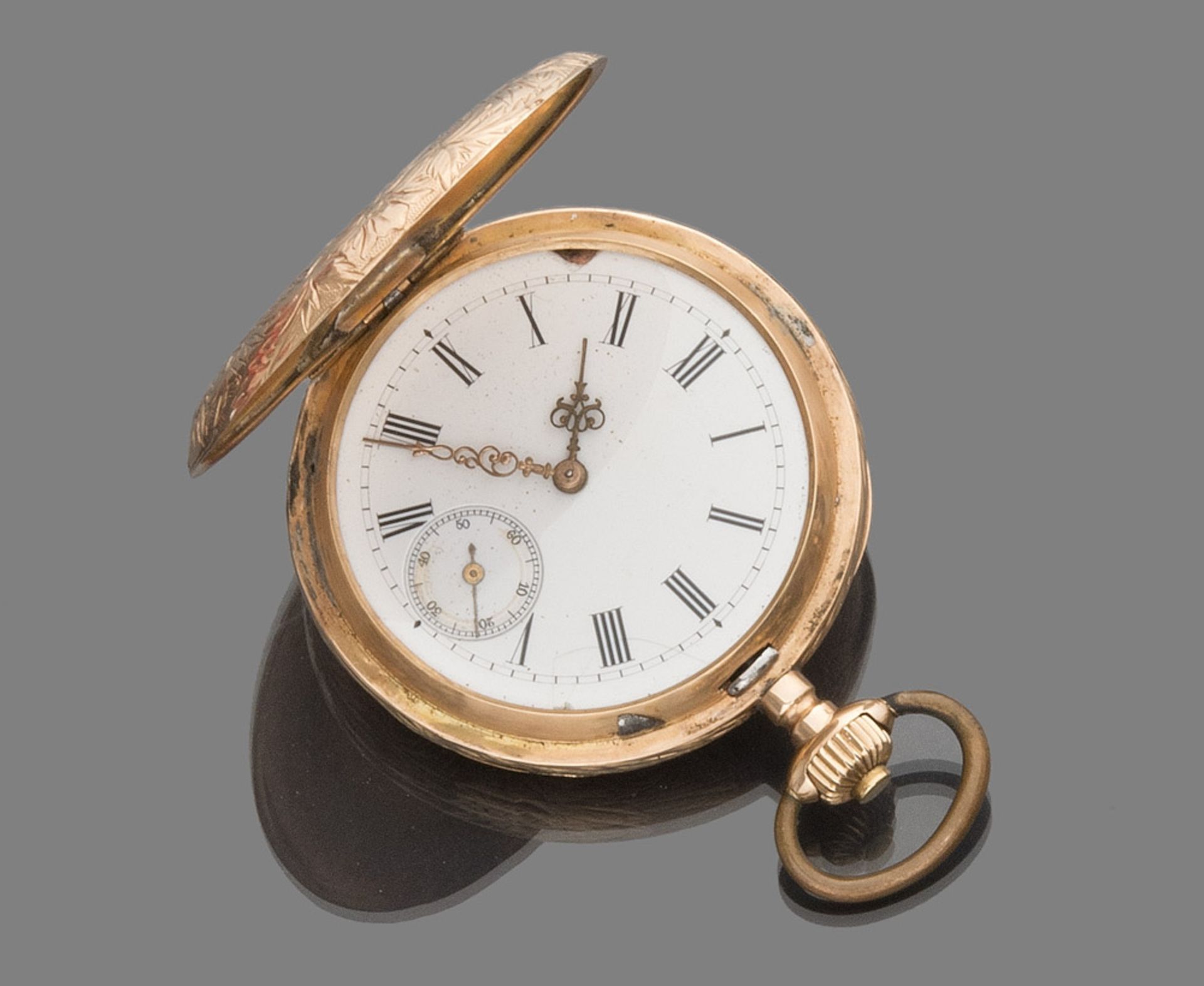 BREGUET POCKET WATCH, entirely in yellow gold 18 kts.,