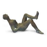 MILOS BORC (Repubblica Ceca 1912 - Trento 2001) Donna sdraiata Scultura in bronzo, cm. 73 x 158 x