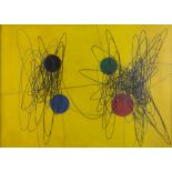 ROBERTO CRIPPA (Monza 1921- Bresso 1972) Spirali, 1951 Olio su tela, cm. 50 x 70 Firma e data al