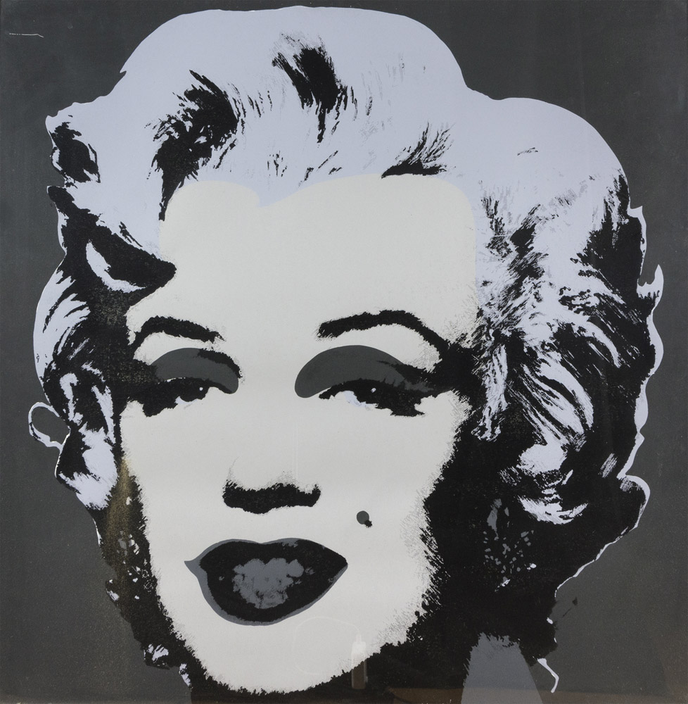 ANDY WARHOL (Pittsburgh 1928 - New York 1987) Ritratto di Marylin Serigrafia a colori, ex. 226/250