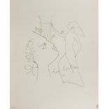 JEAN COCTEAU (Maisons-Laffitte 1889 - Milly-la-Forêt 1963) Scena classica Litografia, ex. 20/120