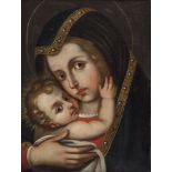 SOUTHERN ITALY PAINTER, 18TH CENTURY VIRGIN AND CHILD