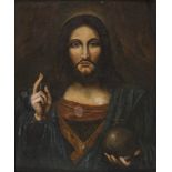 LOMBARD PAINTER, 16TH CENTURY (?) SALVATOR MUNDI