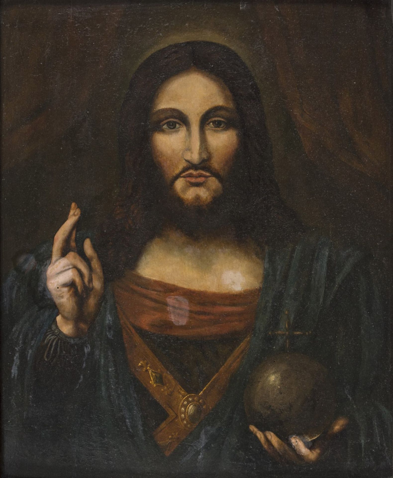 LOMBARD PAINTER, 16TH CENTURY (?) SALVATOR MUNDI