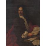 BOLOGNESE PAINTER, 18TH CENTURY PORTRAIT OF A GENTLEMAN WITH LETTERS