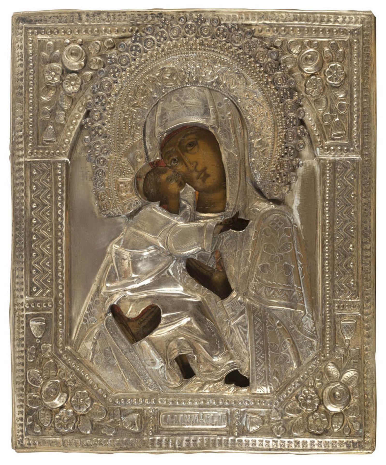 RUSSIAN PAINTER, 19TH CENTURY MADONNA AND CHILD