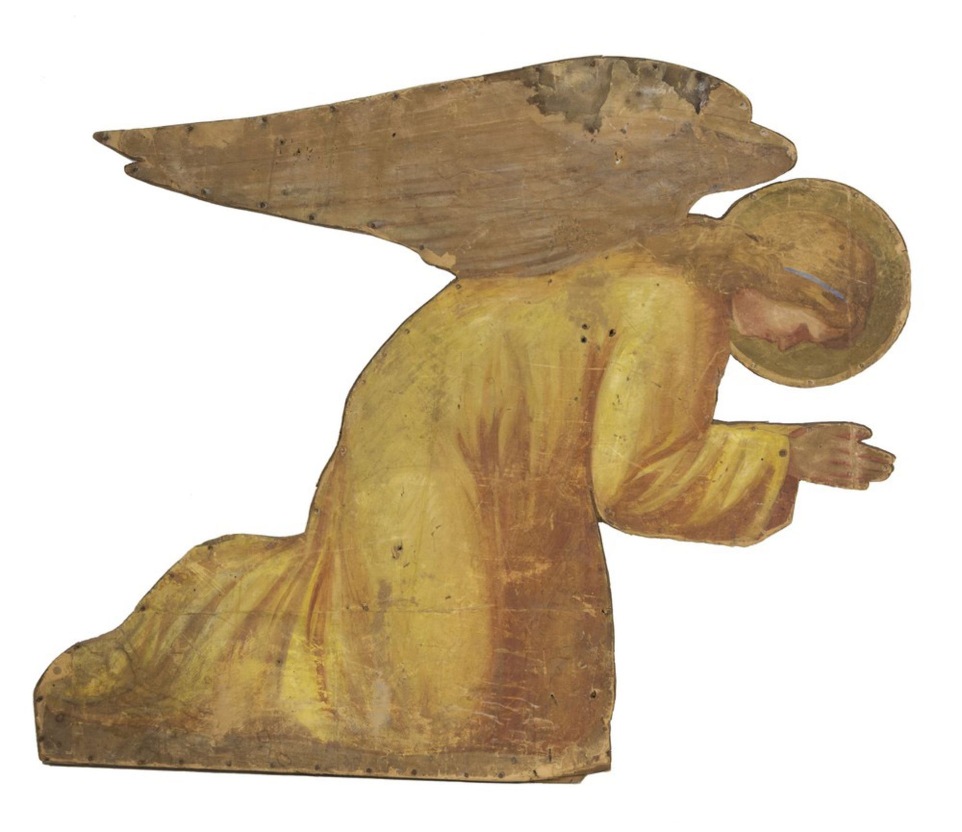 ITALIAN PAINTER, 19TH CENTURY PRAYING ANGELS - Image 2 of 2