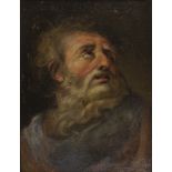 MARTINO ALTOMONTE, att. to (Naples 1657 - Vienna 1745) APOSTLE'S HEAD Oil on canvas, cm. 50 x 38