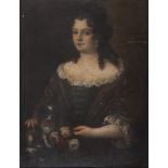 PIER FRANCESCO CITTADINI, workshop of (Milan 1616 - Bologna 1681) NOBLEWOMAN'S PORTRAIT WITH