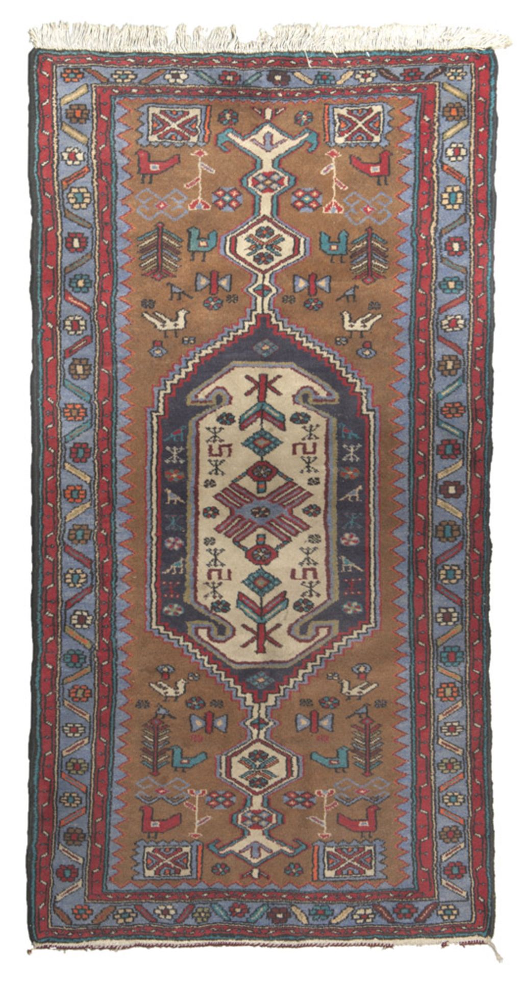 HAMADAN RUG, EARLY 20TH CENTURY. Measures cm. 210 x 120. TAPPETO HAMADAN, INIZIO XX SECOLO con