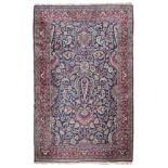 A SPLENDID KASHAN CARPET, FIRST HALF 20TH CENTURY with design of cypress and shoots with herati,