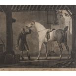 FRENCH ENGRAVER, 19TH CENTURY Horse returning from the hunt Horse returning from a run Pair of