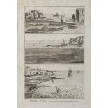 FRENCH ENGRAVER, 19TH CENTURY. THE SEA FISHING. A pair of tripartite etchings, cm. 35 x 23. INCISORE