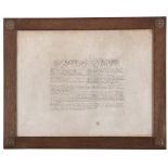 FRENCH ENGRAVER, 19TH CENTURY NAPOLEONIC SCENES Six engravings, cm. 38 x 48 Subtitled Walnut