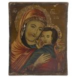 RUSSIAN SCHOOL, EARLY 20TH CENTURY VIRGIN AND CHILD