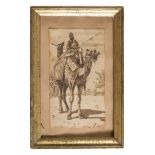 ETTORE CERCONE (Messina 1850 - Top of Sorrento 1901) CAMEL DRIVER