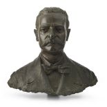 ITALIAN SCULPTOR, 19TH CENTURY GENTLEMAN'S BUST