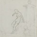 SCIPIONE VANNUTELLI (Genazzano 1834 - Rome 1894) YOUNG GIRL IN THE BATH