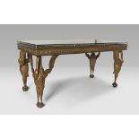 SPLENDID SMALL TABLE WITH SCAGLIOLA, PROBABLY ROMAN MANUFACTURE LATE 18TH, EARLY 19TH CENTURY