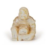 CHALCEDONY SCULPTURE, CHINA, 20TH CENTURY