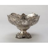 BEAUTIFUL SILVER CENTERPIECE, PUNCH FRANCE DIGIONE, LATE 18TH CENTURY