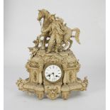 TABLE CLOCK, LATE 19TH CENTURY