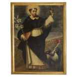 SPANISH PAINTER, 18TH CENTURY ST. DOMENICO OF GUZMAN