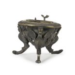 BRONZE INKWELL, 19TH CENTURY