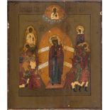 RUSSIAN SCHOOL, 19TH CENTURY THE VIRGIN WITH JESUS IN THE ALMOND