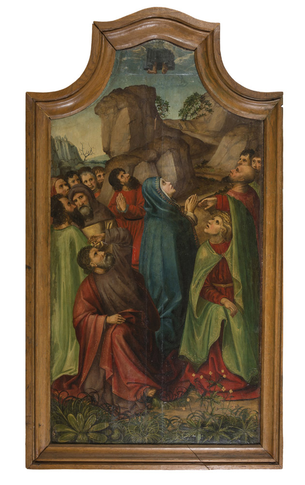 JORG BREU, follower of (August 1475 - 1537) THE CAPTURE OF CHRIST THE RESURRECTION