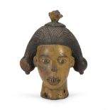 AFRICAN ANTHROPOMORPHOUS CUP, IBO CULTURE NIGERIA 1880 ca.