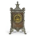 RARE CLOCK IN PEWTER, FRANCE 19TH CENTURY