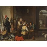 DAVID TENIERS, workshop of (Anversa 1610 - Bruxelles 1690) GUARDHOUSE