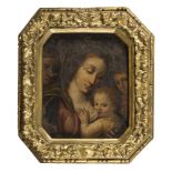 CENTRAL ITALY PAINTER, 16TH CENTURY VIRGIN WITH CHILD, SAINT ELIZABETH E INFANT SAINT JOHN