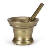 MORTAR E PESTLE IN BRONZE, END 18TH CENTURY