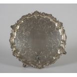 SILVER TRAY, PUNCH LONDON 1787