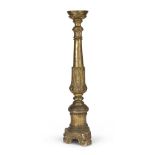 GILTWOOD CANDLESTICK, 18TH CENTURY