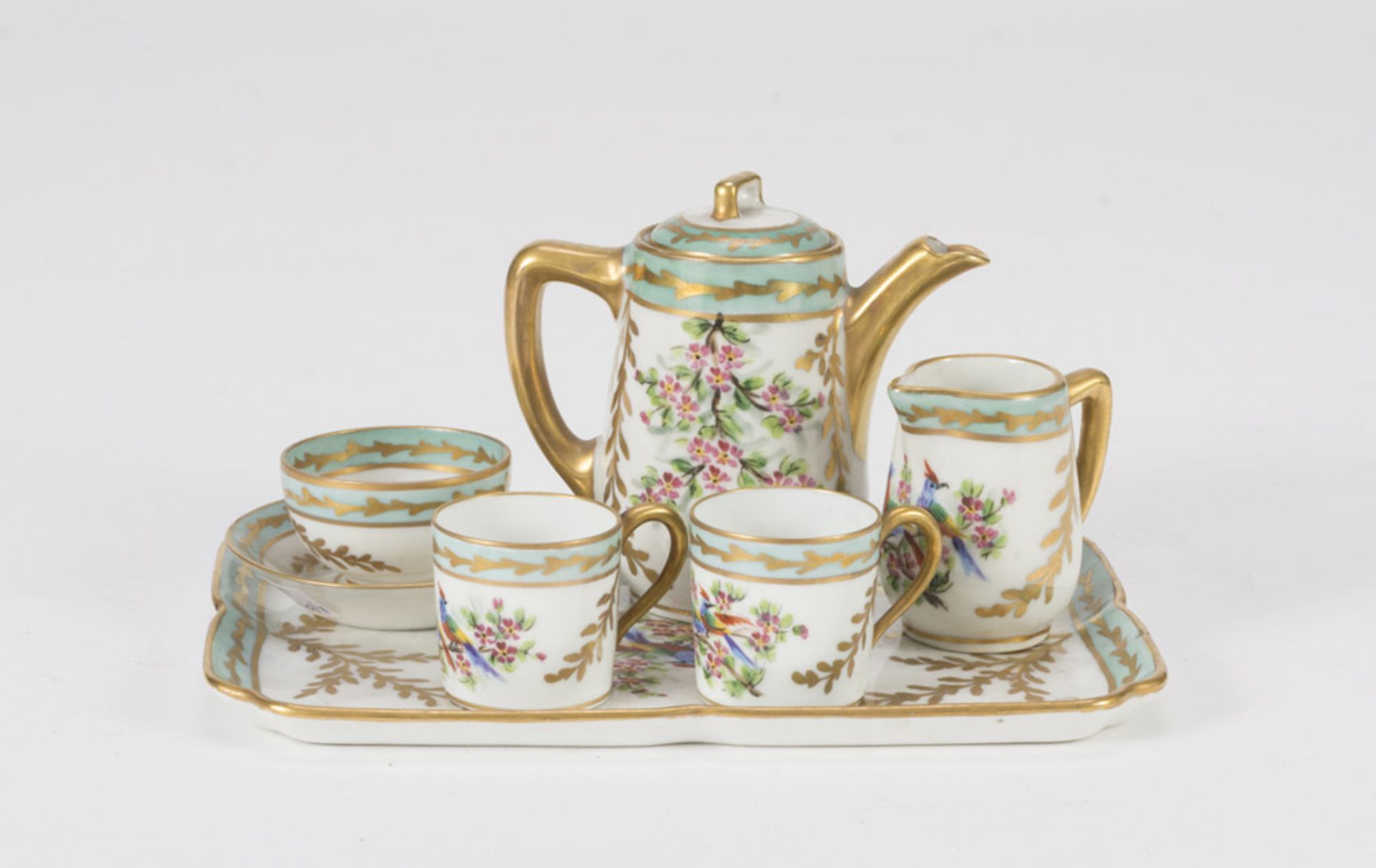 MIGNON PORCELAIN SERVICE, LIMOGES SECOLO