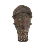 AFRICAN MASK, PENDE CULTURE END 19TH CENTURY