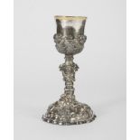 SPLENDID SILVER CHALICE, PUNCH VATICAN LATE 18TH CENTURY