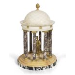 MODEL OF CLASSICAL TEMPLE IN MARBLES, LATE XVIII, EARLY 19TH CENTURY