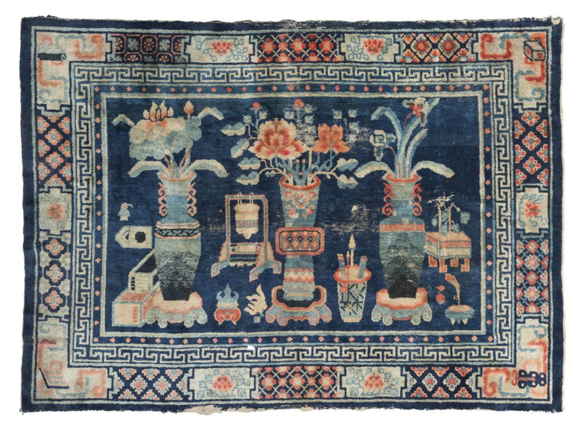 RARE CHINESE CARPET, PEKING 19TH CENTURY