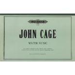 JOHN CAGE (Los Angeles 1912 - New York 1992) Water Music, 1960